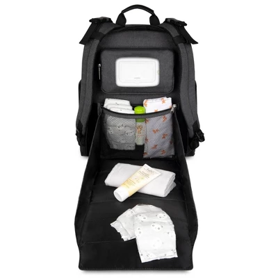 Baby Brezza Dante Back Pack Diaper Bag - Black - Image 2