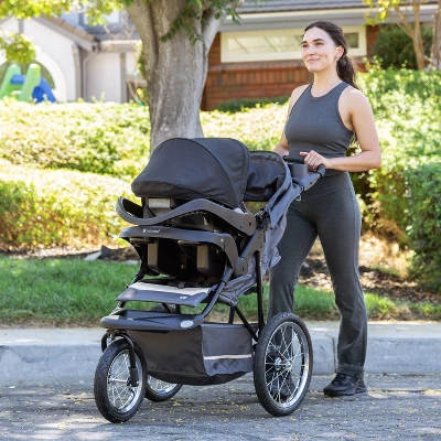 Baby Trend Expedition Jogger Travel System With EZ-Lift Infant Car Seat - Gray - Image 17
