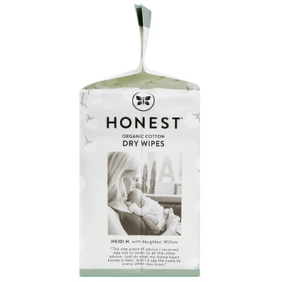 The Honest Company 100% Organic Cotton Dry Wipes - 192ct - Image 3