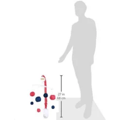 Bacati - MixNMatch Blue/Red Musical Mobile