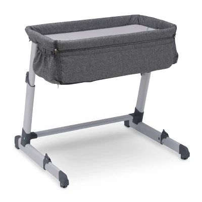 Simmons Kids' Dream Bedside Baby Bassinet Sleeper With Breathable Mesh And Adjustable Heights - Lightweight Portable Crib - Gray - Image 8