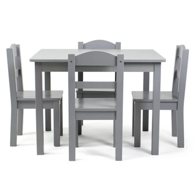 5pc Kids' Wood Table And Chair Set - Humble Crew - Image 2
