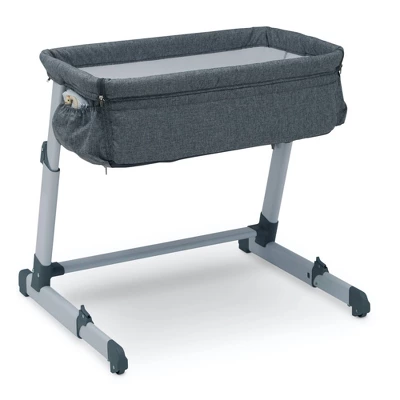 Simmons Kids' Dream Bedside Baby Bassinet Sleeper With Breathable Mesh And Adjustable Heights - Lightweight Portable Crib - Gray - Image 7