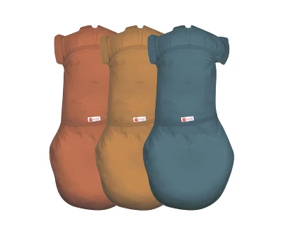 Embe 3-Pack Bundle, Transitional Swaddle Sack With Arm Snaps, Convertible, Arms-In/Arms-Out, Legs-In/Legs-Out 3-6mo - Image 5