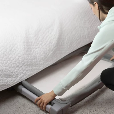 SwaddleMe Beginnings Bassinet Select - Compact Fold Multi-Position Baby Bassinet With Air Flow Mattress - Gray Tweed - Image 2