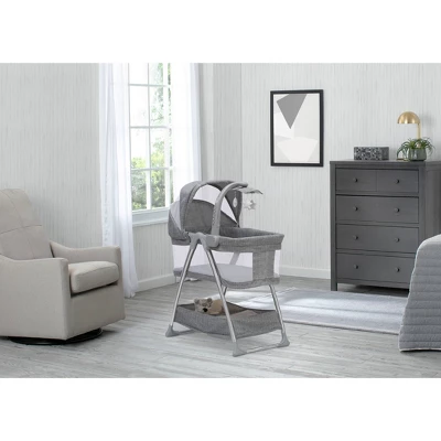 Simmons Kids' City Sleeper Bassinet - Gray Tweed