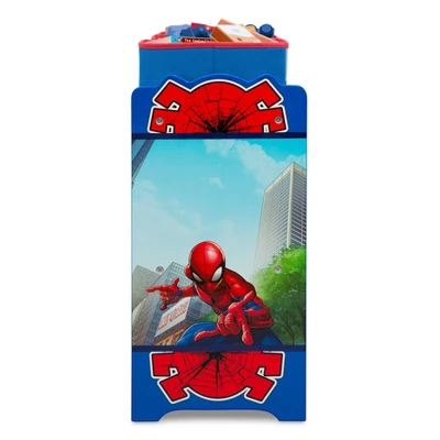 Delta Children Marvel Spider-Man Deluxe 9 Bin Design And Store Toy Organizer - Image 6