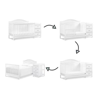 DaVinci Charlie 4-in-1 Convertible Crib & Changer