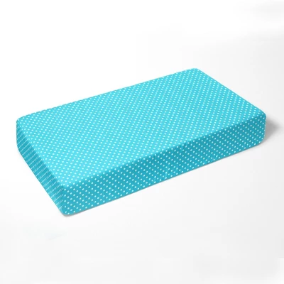 Bacati - Love Aztec Print Black Turquoise 3 Pc Crib Bedding Set - Image 3