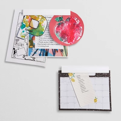 Kids' Art Activity Table With Storage And 2 Bonus Magnetic Display Bars White - RiverRidge Home - Image 5