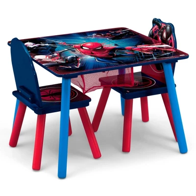 Delta Children Spider-Man Kids' Table And Chair Set With Storage (2 Chairs Included) - Greenguard Gold Certified - 3ct - Image 3