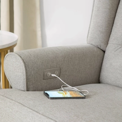 Namesake Harbour Power Recliner And Swivel Glider With USB Port - Image 8