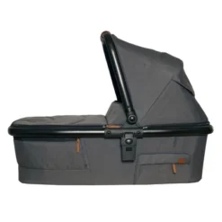 Venice Child Maverick Stand Alone Bassinet For Single To Double Stroller (Not Included) With Side Storage Pocket And Sun Guard Canopy, Eclipse Black