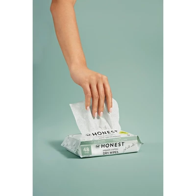 The Honest Company 100% Organic Cotton Dry Wipes - 192ct - Image 6