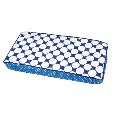 Bacati - MixNMatch Blue Large Dots Changing Pad Cover - Image 7