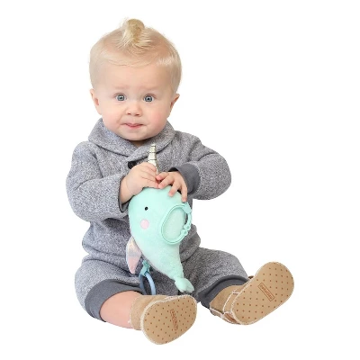 Manhattan Toy Under The Sea Narwhal Baby Teether & Travel Pull Toy - Image 3