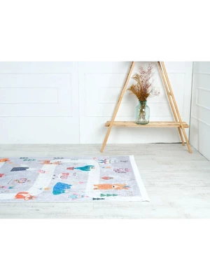 Mother Ruggers Road Trip Machine Washable Colorful Kid's Rug - Image 2