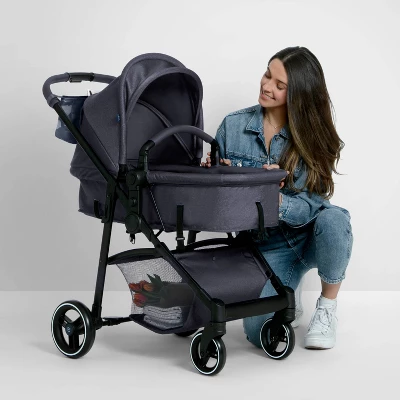 BabyGap By Delta Children 2-in-1 Carriage Stroller - Image 4