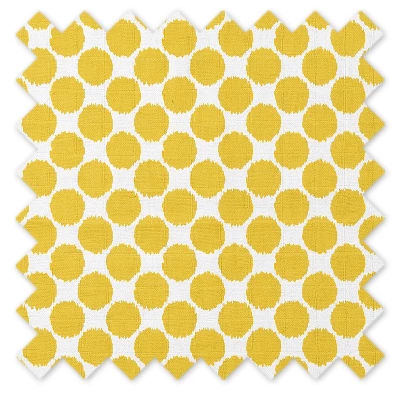 Bacati - Ikat Zigzag Yellow Dots Muslin Changing Pad Cover - Image 8