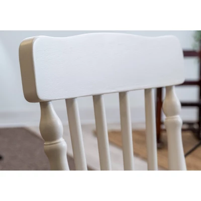 Gift Mark Kids' Colonial Rocking Chair - White - Image 2