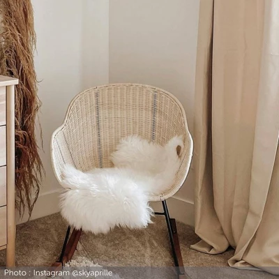 South Shore Balka Rocking Accent Chair - Rattan - Image 8