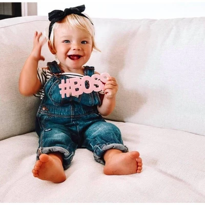 Hudson & Heart Company #Boss Teetheword Baby Teether - Pink 2.9oz - Image 2