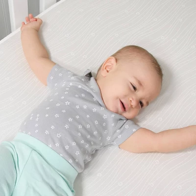 Contours Vibes 2-Stage Soothing Vibrations Crib Mattress And Toddler Mattress - White - Image 10