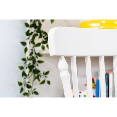 Gift Mark Kids' Colonial Rocking Chair - White - Image 5