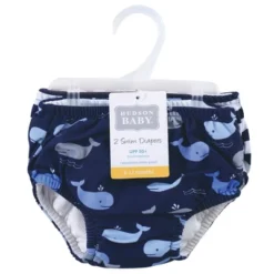 Hudson Baby Infant And Toddler Boy Swim Diapers, Whales