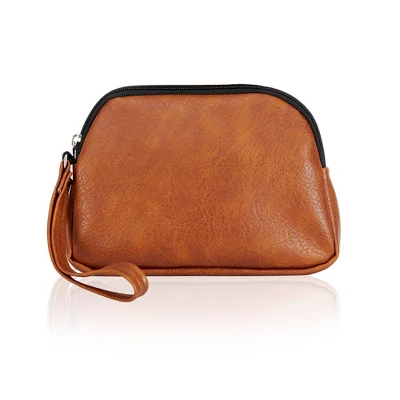 Hannah & Sophia Soho Large Traverse Baby Diaper Bag Backpack In Cognac, Water Resistant Changing Pad & Mini Mom Tote Included, Brown - Image 14