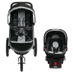 Graco Fast Action Fold Jogger Click Connect Travel System - Gotham