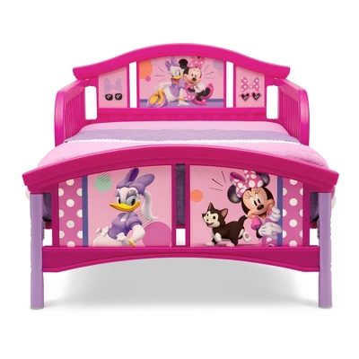 Delta Children Disney Minnie Mouse Plastic Toddler Bed - Image 6