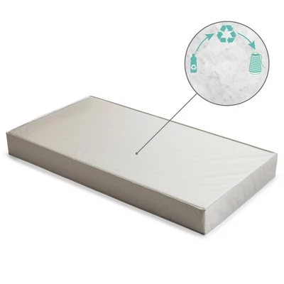 Sealy Orion 2-Stage Sustainable Antibacterial Baby Crib Mattress And Toddler Bed Mattress - White - Image 2