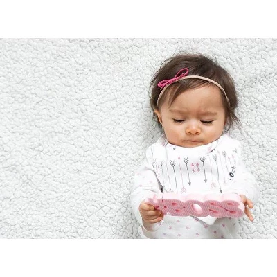 Hudson & Heart Company #Boss Teetheword Baby Teether - Pink 2.9oz - Image 4