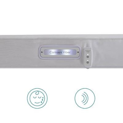 Contours Vibes 2-Stage Soothing Vibrations Crib Mattress And Toddler Mattress - White - Image 4