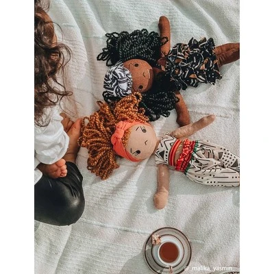 HarperIman Rae 14'' Plush Linen Doll - Image 6