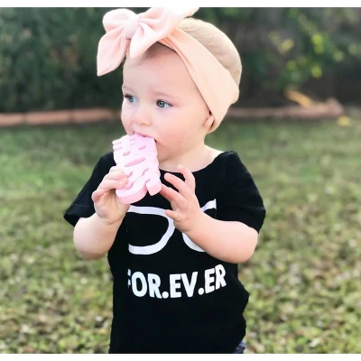 Hudson & Heart Company #Boss Teetheword Baby Teether - Pink 2.9oz - Image 6