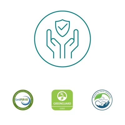 Contours Vibes 2-Stage Soothing Vibrations Crib Mattress And Toddler Mattress - White - Image 9