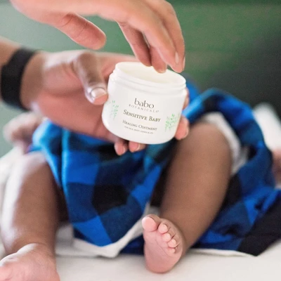 Babo Botanicals Sensitive All Natural Healing Baby Ointment With Colloidal Oatmeal - 4oz - Image 4