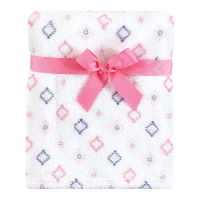 Hudson Baby Infant Girl Plush Blanket With Security Blanket, Llama Face, One Size - Image 3