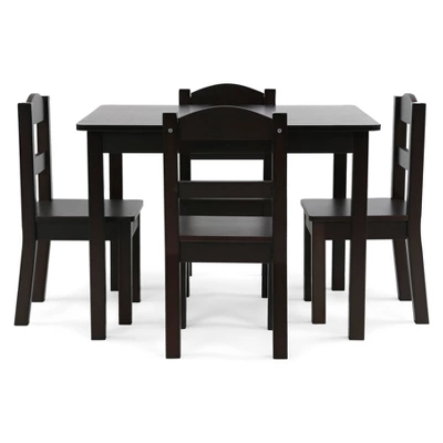 5pc Kids' Wood Table And Chair Set - Humble Crew
