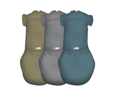 Embe 3-Pack Bundle, Transitional Swaddle Sack With Arm Snaps, Convertible, Arms-In/Arms-Out, Legs-In/Legs-Out 3-6mo - Image 7