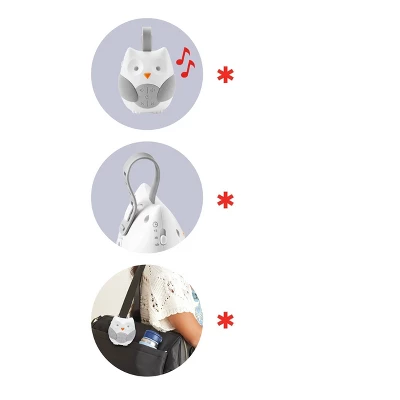 Skip Hop Stroll & Go Portable Owl Baby Soother - Image 3