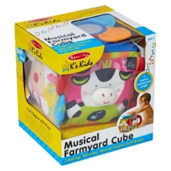 Melissa & Doug K's Kids Musical Farmyard Cube Educational Baby Toy