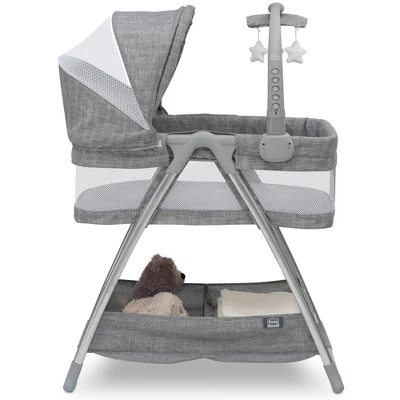 Simmons Kids' City Sleeper Bassinet - Gray Tweed - Image 3