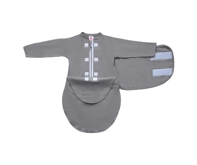 Embe 0-3mo Long Sleeve Swaddle Sack, Convertible, Arms-In/Arms-Out, Legs-In/Legs-Out, 3-Pack - Image 4