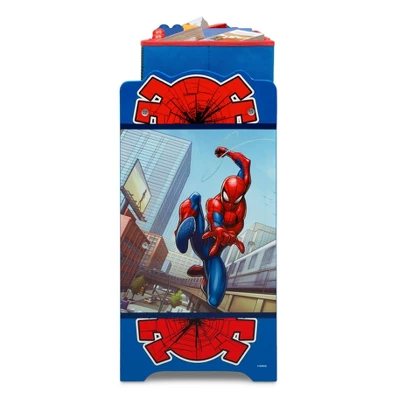 Delta Children Marvel Spider-Man Deluxe 9 Bin Design And Store Toy Organizer - Image 7